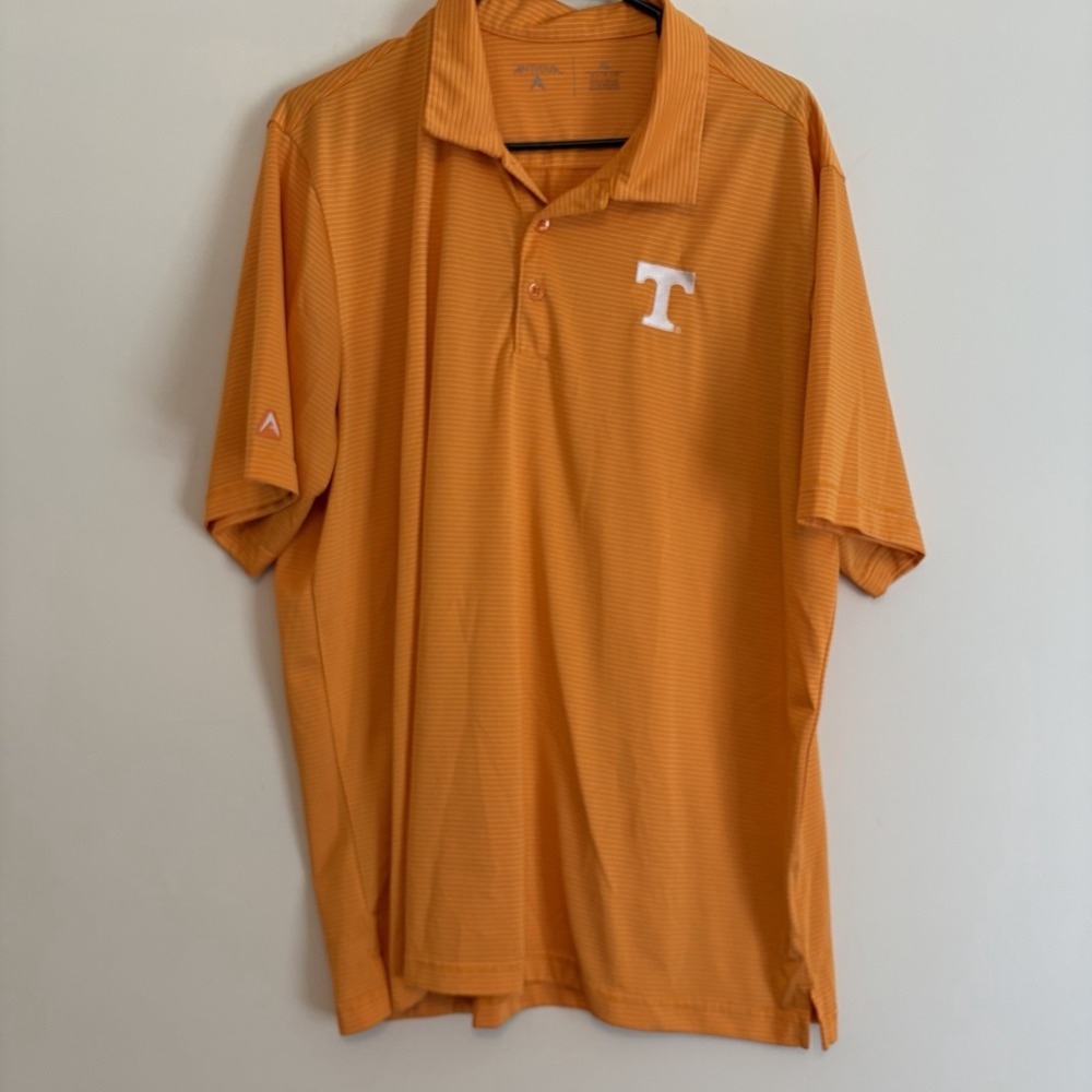 Antigua XL‎ golf Polo Short sleeve Orange Tennessee Volunteers Athletics Sport